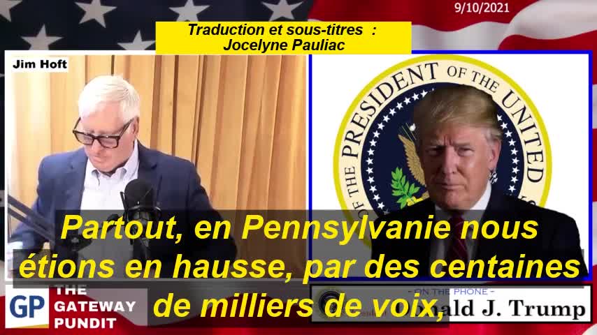 Le Président Trump parle de la décertification