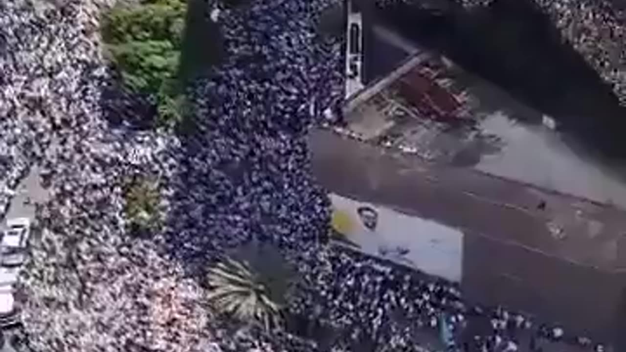 WOW! An aerial shot of the citizen assembly called today by Venezuelan
