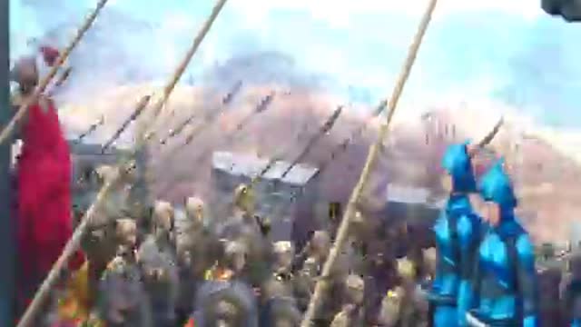 The war at Chinese great wall