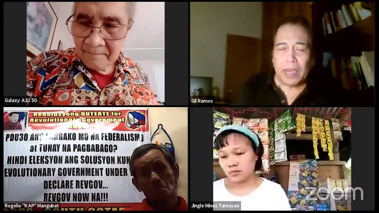 June 16, 2021 Plenary Session of 1899 Shadow Congress of the Philippines