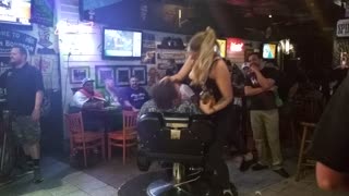 Crazy Laughter at the Bar