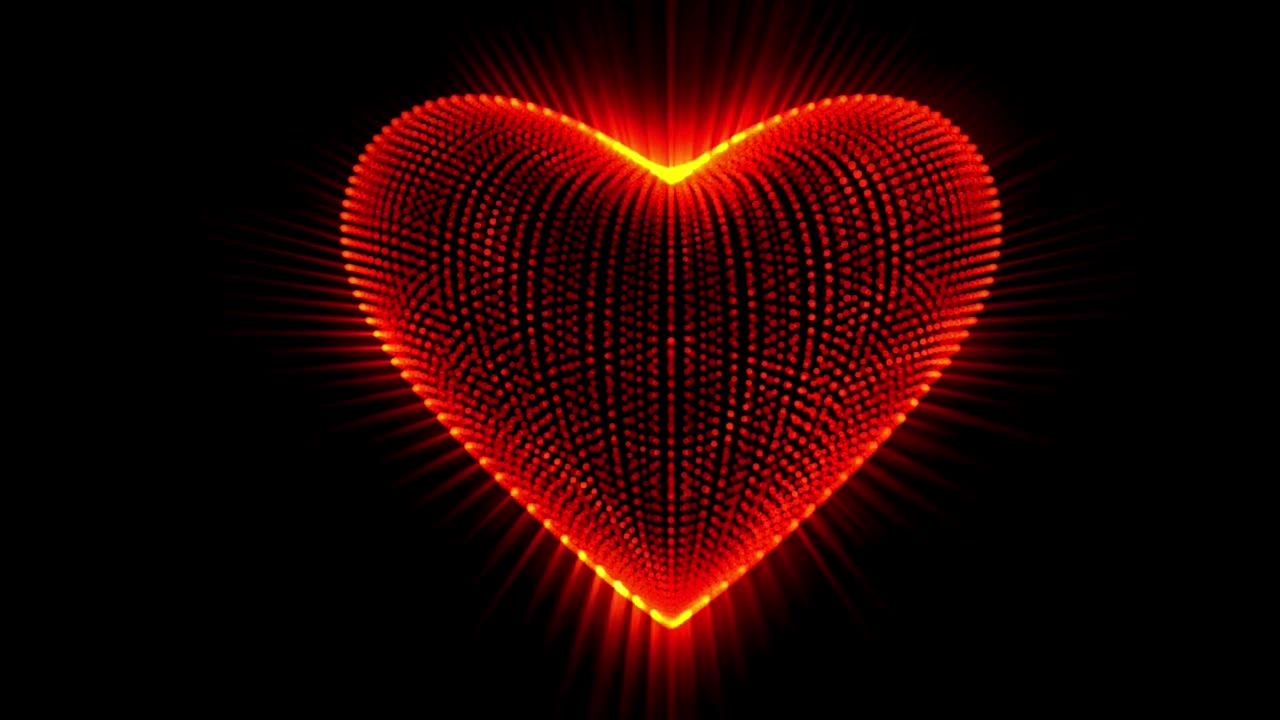 307. Big Heart Glowing Video❤️🔥Hot Romantic