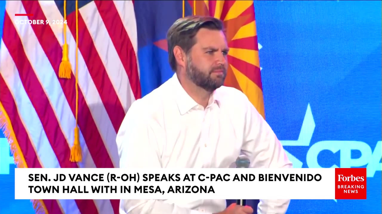 WATCH- JD Vance Takes Multiple Questions From Arizona Voters About Crime, Business Policies