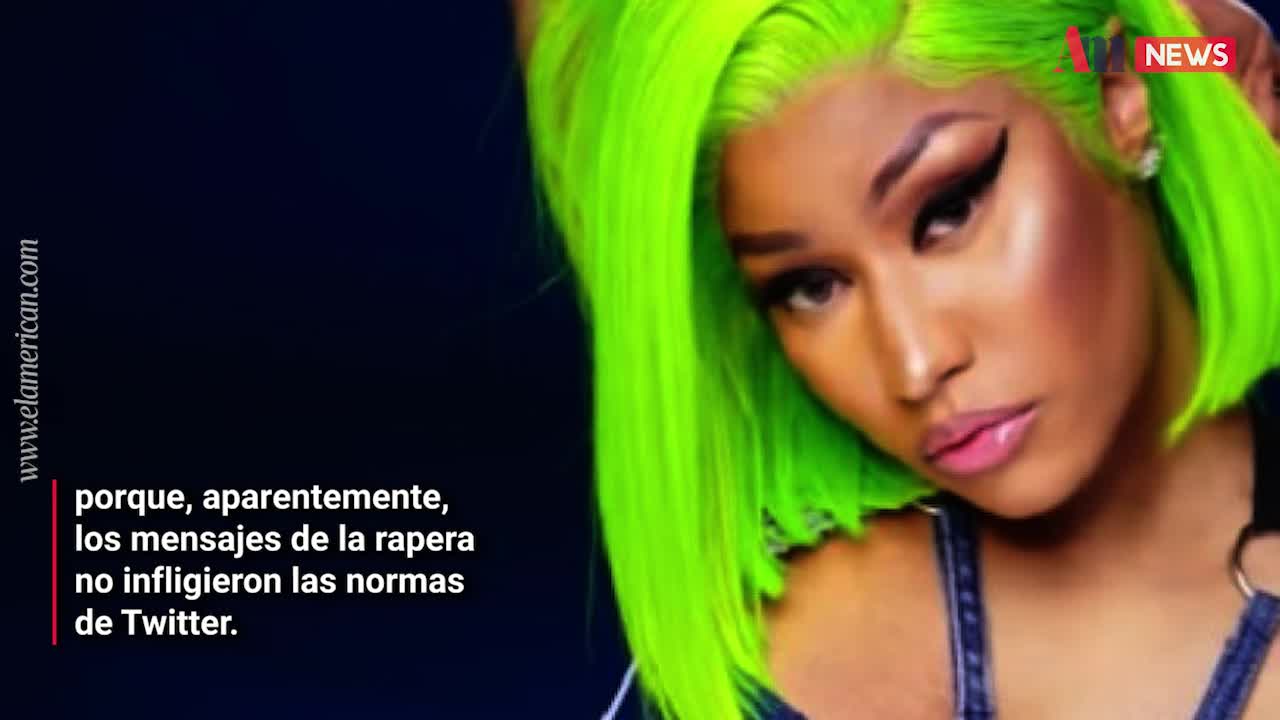 ¿Qué está pasando con Nicki Minaj y por qué dice que la censuraron en Twitter?