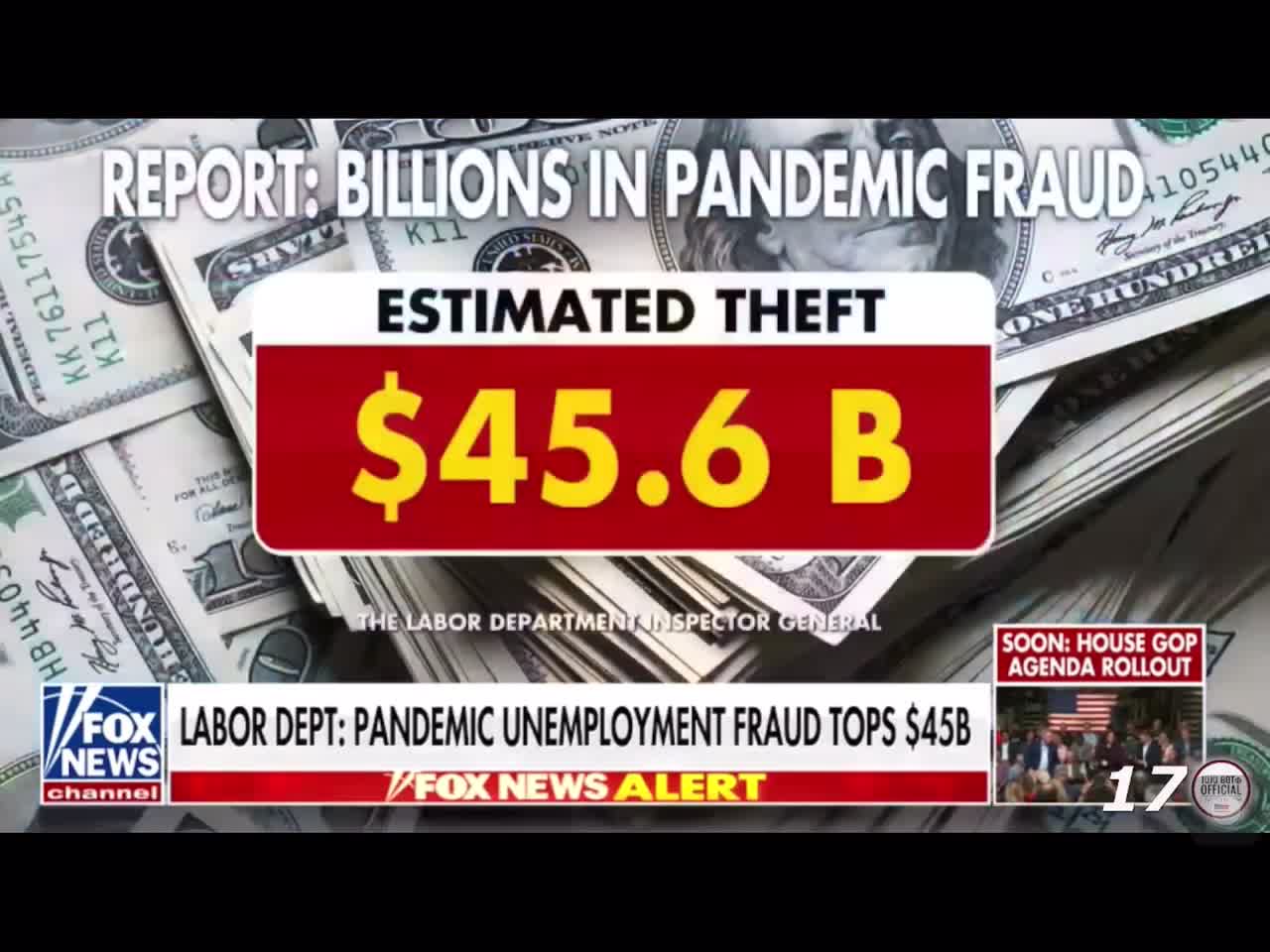 Pandemic unemployment fraud hits $45 billion.