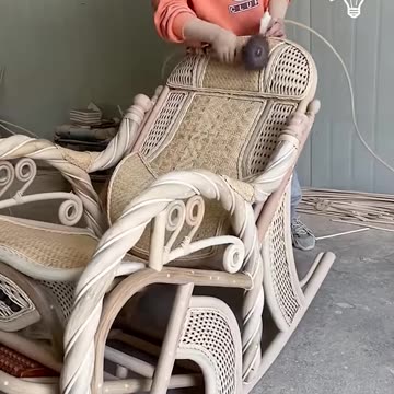Making a beautiful rocking chair!