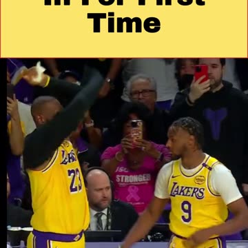 The Moment Bronny James Checked In With LeBron