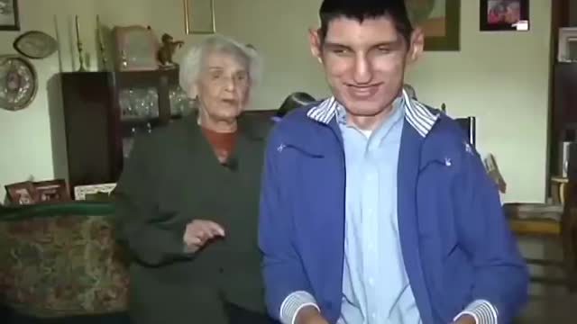 Giant man with Insanely deep voice