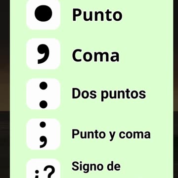 Punctuation Marks in Spanish! #shorts
