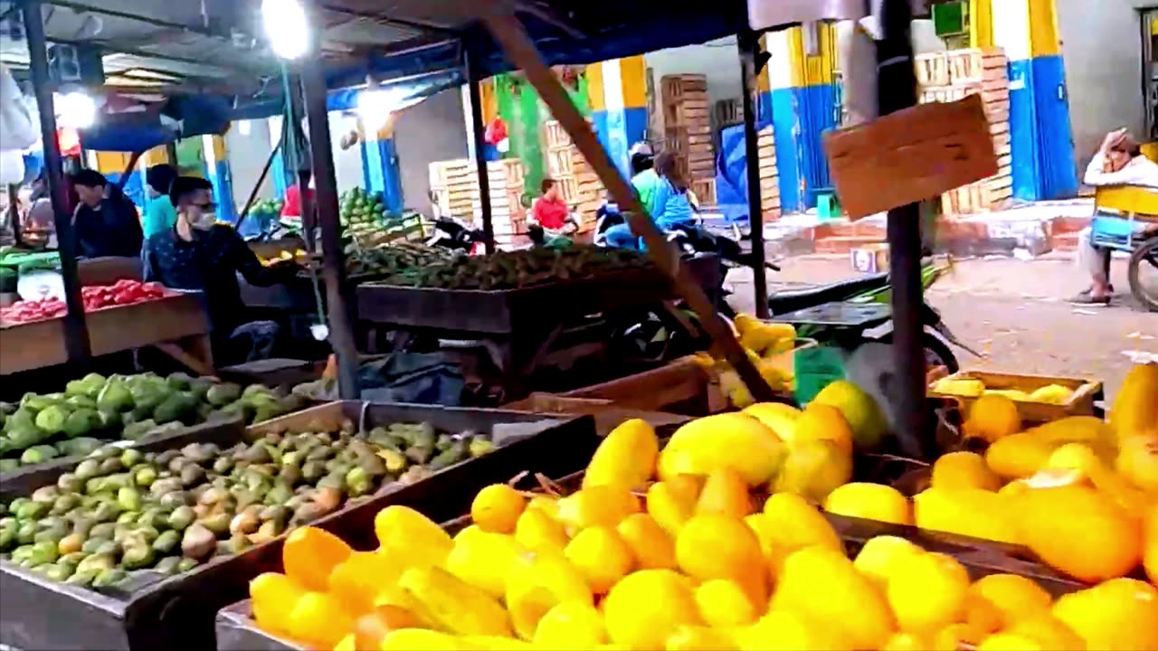 Amazing! Variety of Fruits in the Market