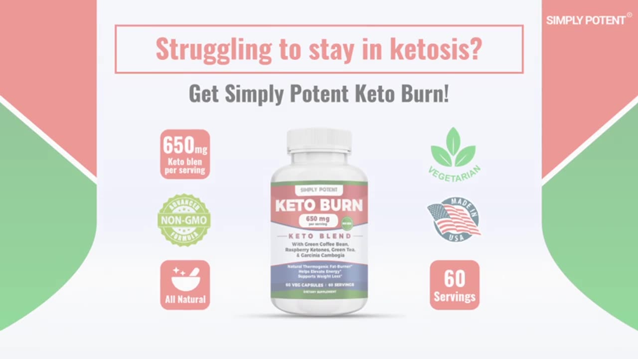 Fat Burner For Men & Women, Keto Supplement