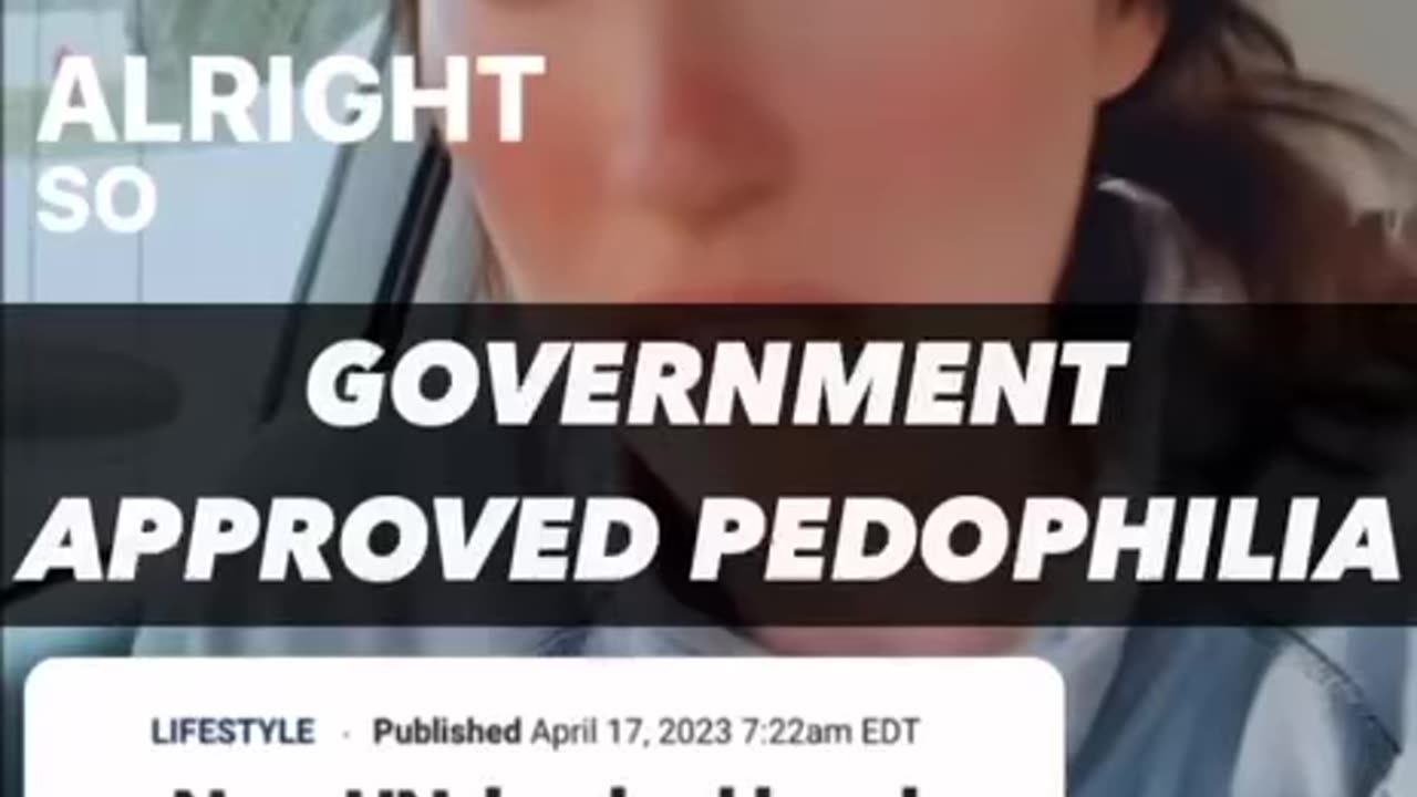 Government Approved Pedophilia