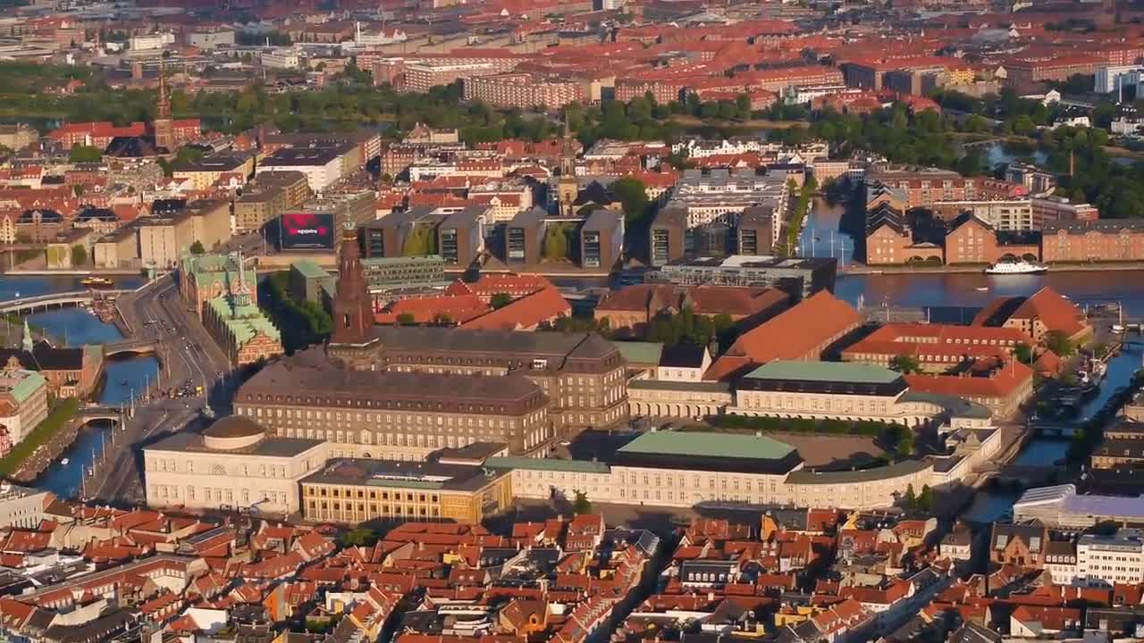 3 ## FLYING OVER DENMARK (4K UHD) - Soft Piano Music With Beautiful