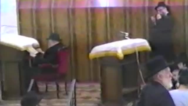 3. Rosh Chodesh Elul 5747, Mincha and rally (gan yisroel) - ר"ח אלול תשמ"ז