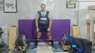 706 lbs off 4.5" blocks