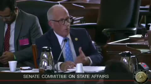 Senator Bob Hall dropping truth bombs