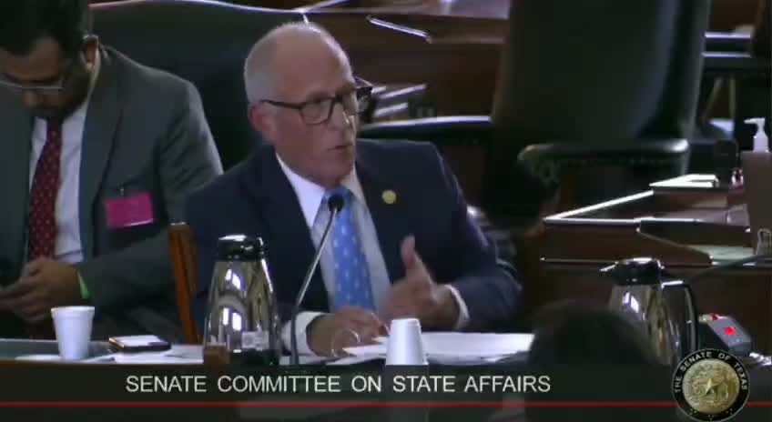 Senator Bob Hall dropping truth bombs