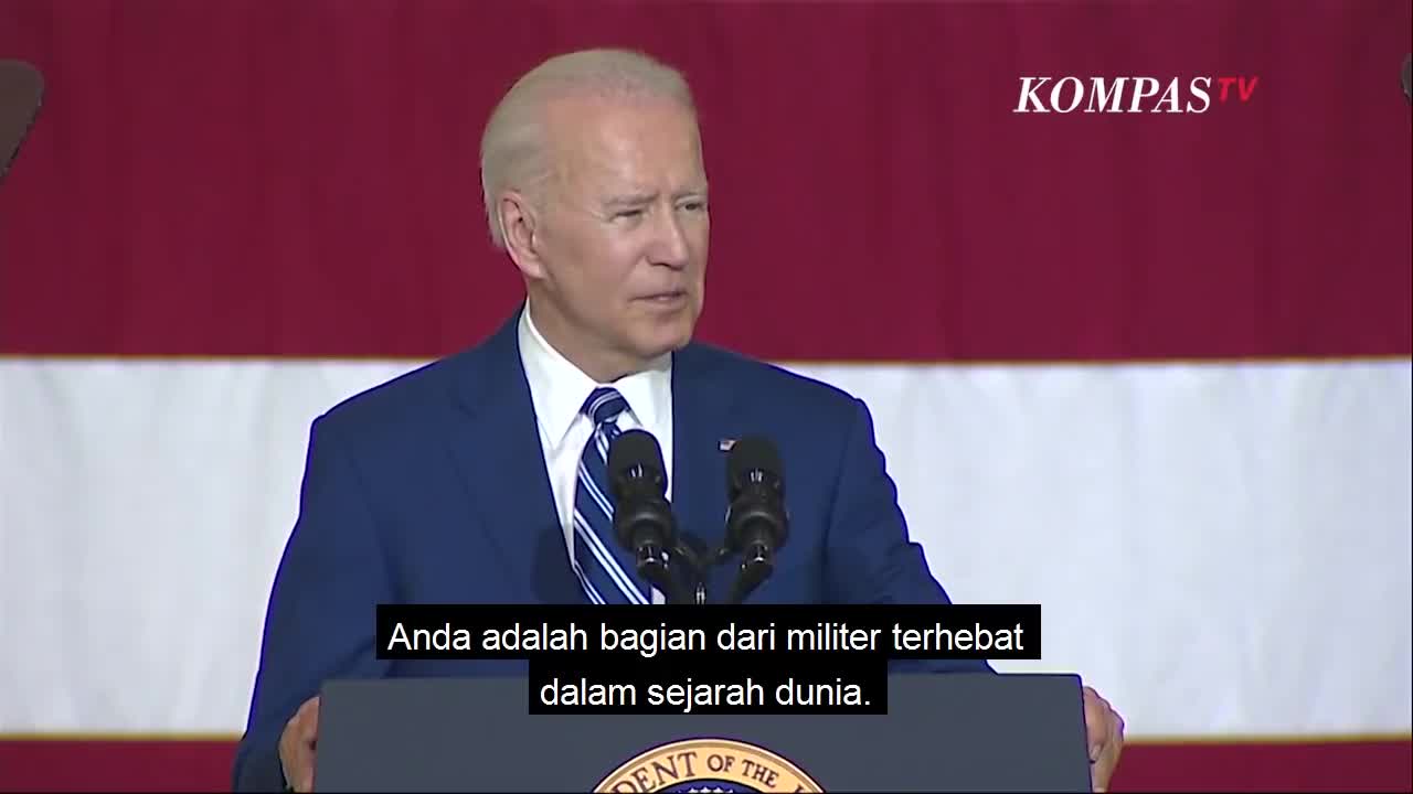 Memuji Tentaranya Saat Memorial Day, Presiden Biden: Militer Terhebat dalam Sejarah Dunia