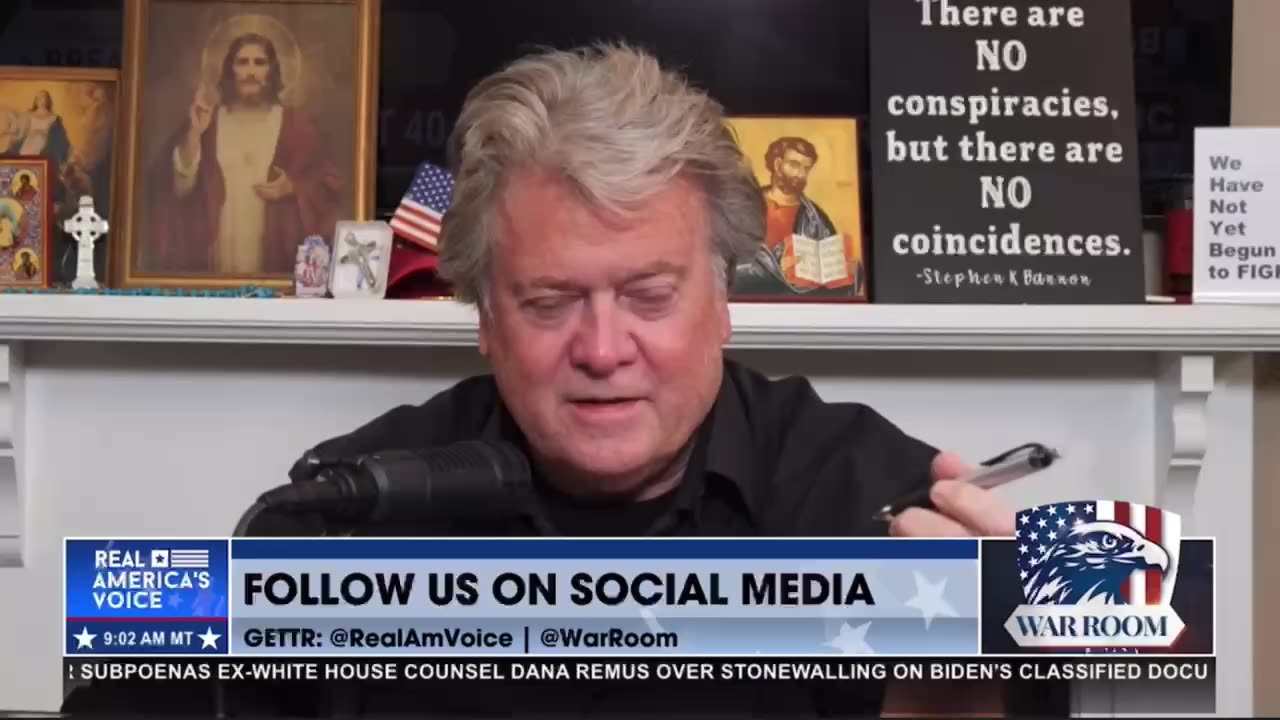 Steve Bannon confirms 'Trump Davidians' merchandise