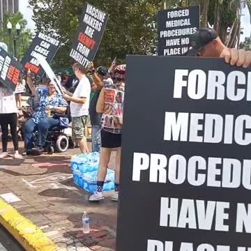 🇺🇲 ORLANDO, FLORIDA PROTEST AGAINST VACCINE MANDATES