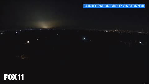 Video shows explosions in Ukraine as Russia invades