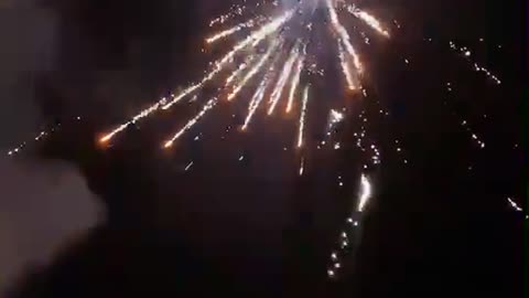 The fireworks are so nice and beautiful