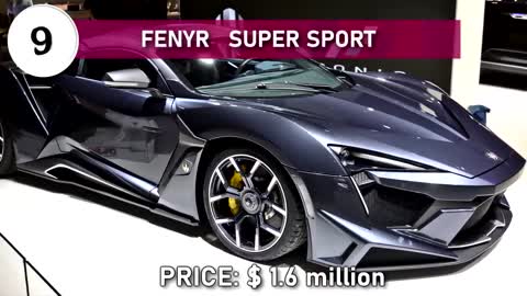 Top 10 Expensive Cars in the World