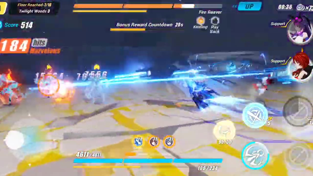 Honkai Impact 3rd - Elysian Realm Dangerous Difficulty W/ HOR Retry Pt 2