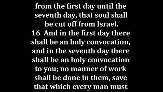 Exodus 12 King James version