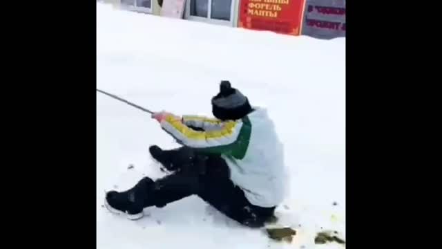 Russian winter fun.