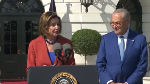 Pelosi: "I—That's an applause line."