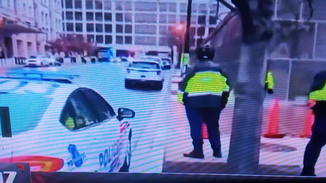 Donald Trump at the courthouse