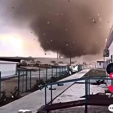 Tornado coming through move out the way