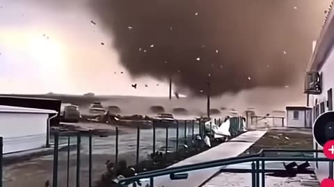 Tornado coming through move out the way