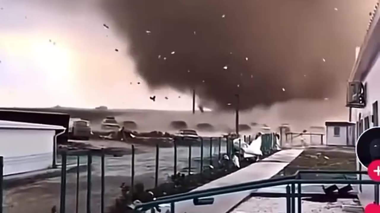 Tornado coming through move out the way