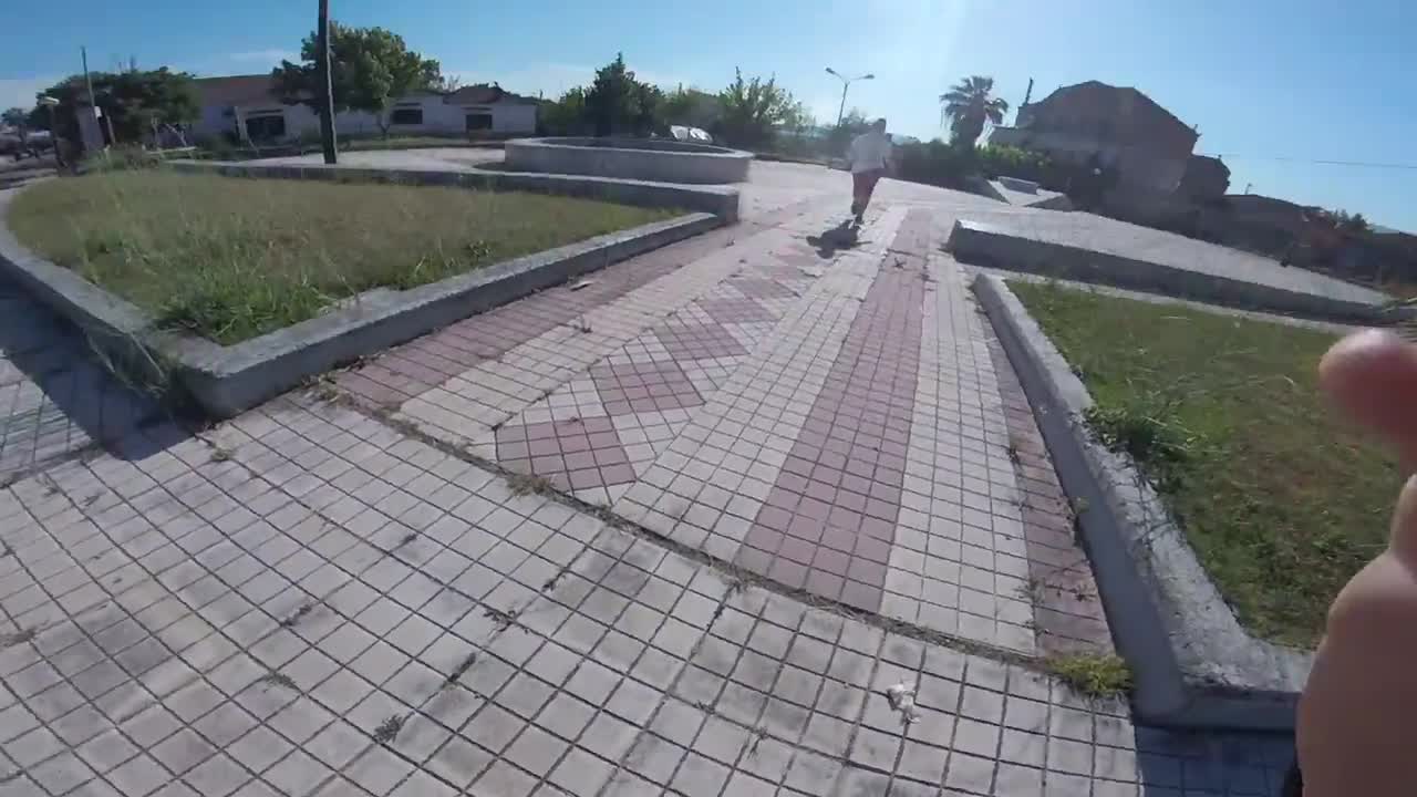 Large Cheering Audience Leads Boy Into A Street Light