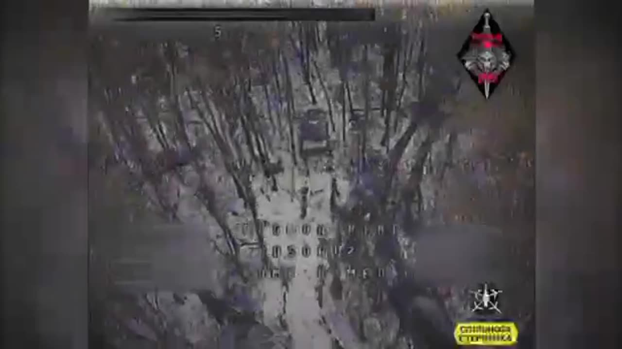 Strike on 2 armored vehicles, 2 BMD, 1 BMP, and Russians soldiers in the Kurs