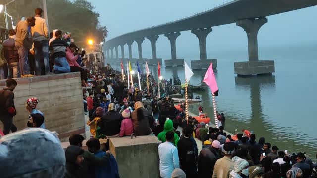 Spiritual arti strand ganga river india 🇮🇳