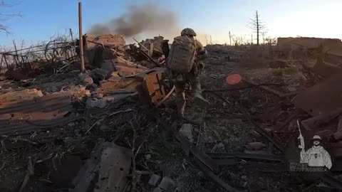 Ukrainians Clearing Ruins Around Andriivka(1 of 3)