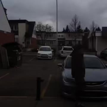 Home camera captured this strange shot