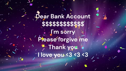 Ho’oponopono for Bank Account with Crystal Bowl Healing Sounds💰💵💲
