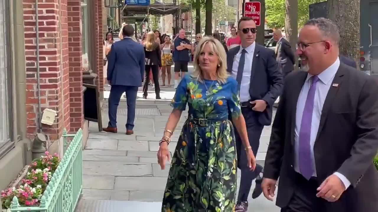 Delusional Jill Thanks Patriot Heckling About Her Useless Husband