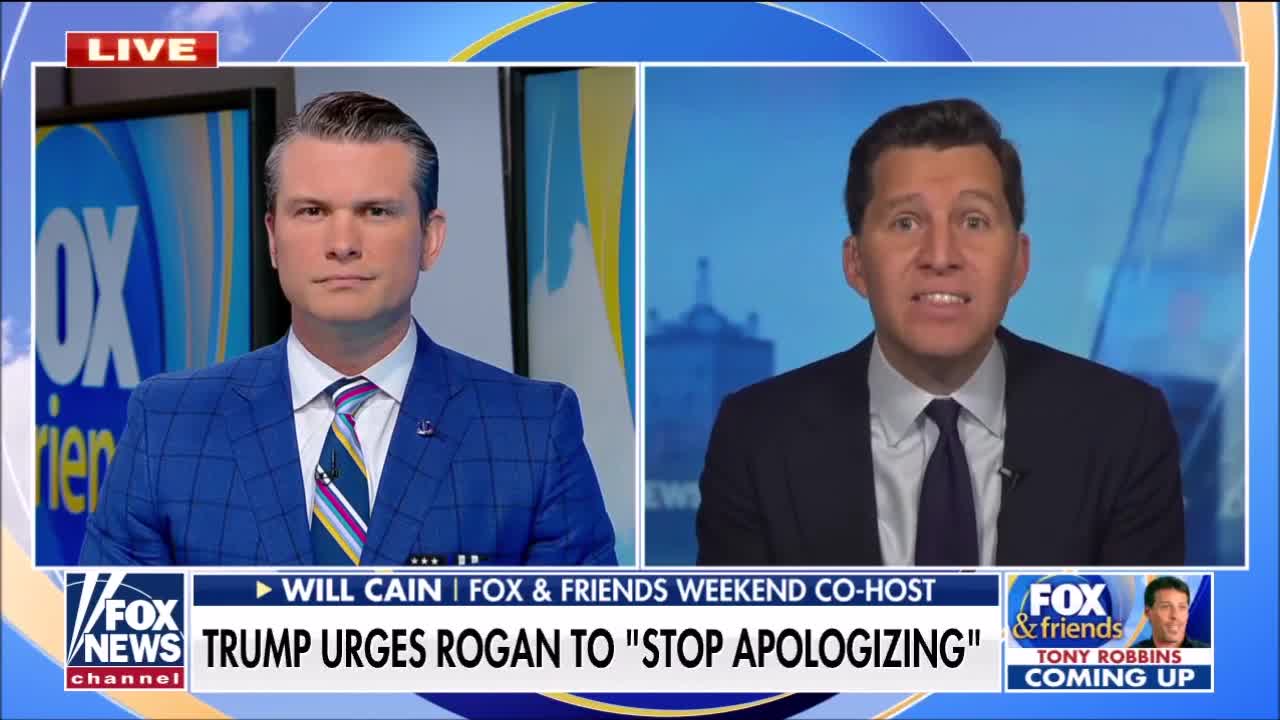 #TheRealPotus President Trump Urges Joe Rogan Not To Apologize
