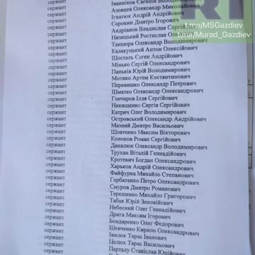 Ukraine War - Signed by the deputy chief of staff of the Azov regiment?