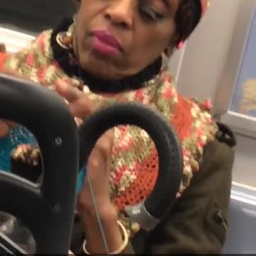 Oh hell no woman sewing