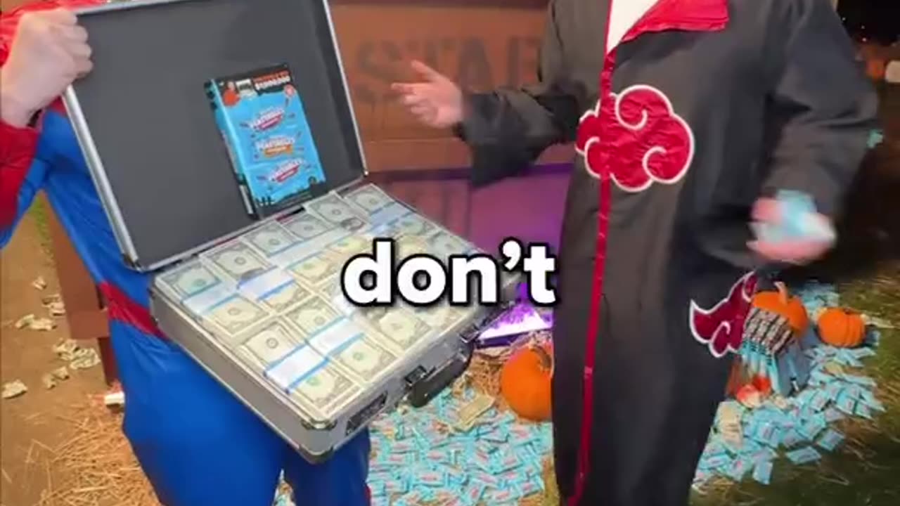 On Halloween feastables is giving away $1,000,0