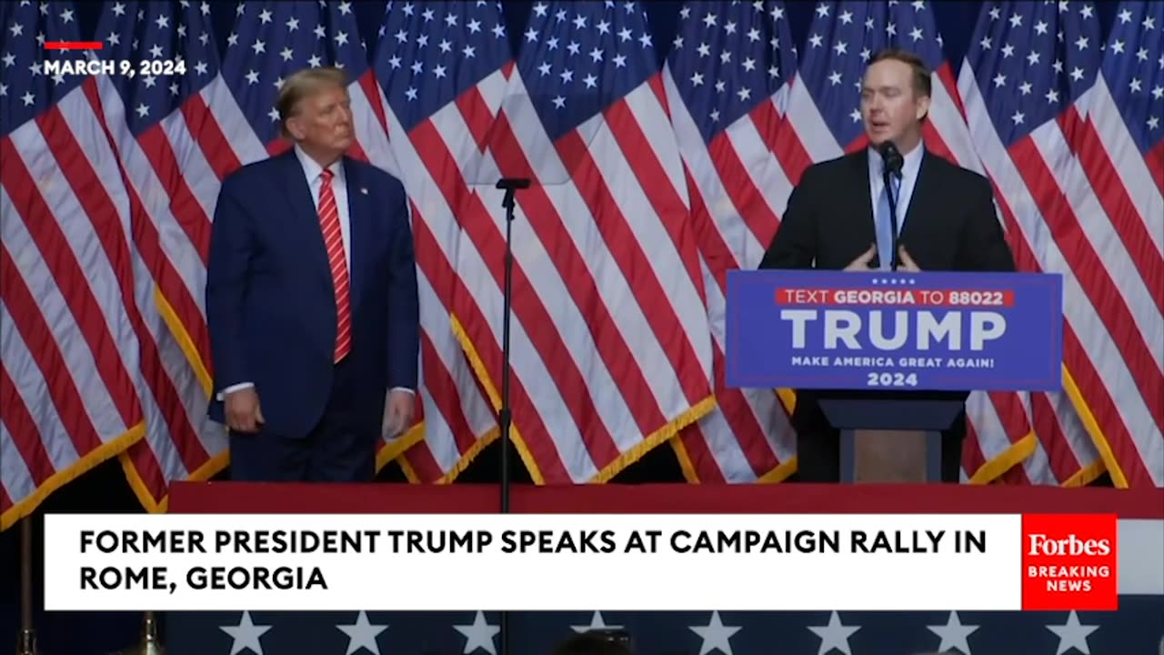 BREAKING NEWS- Trump Unleashes On Biden After State Of The Union At Rival Campaign Rally In Georgia