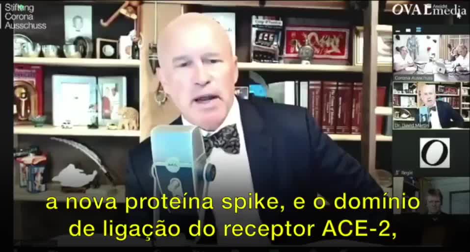 Armas Biológicas / Patentes de Vírus e Vacinas / Dr. Reiner Fuellmich entrevista Dr. David E. Martin