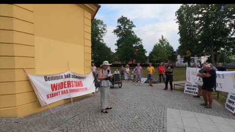 Demmin - Redebeitrag von Silvia 18-08-2022