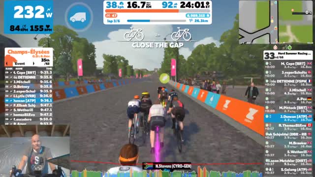 Zwift | Herd Summer Racing League (B category) | Oct. 4, 2020